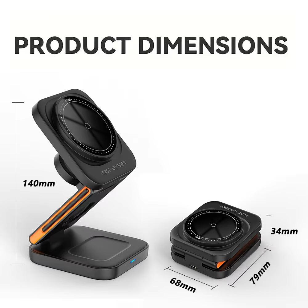 30W 3 in 1 Wireless Charging Station