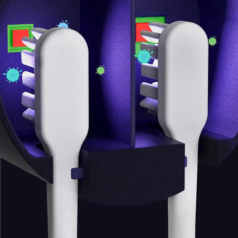 Wall Mounted Smart Toothbrush Holder and Cleaner