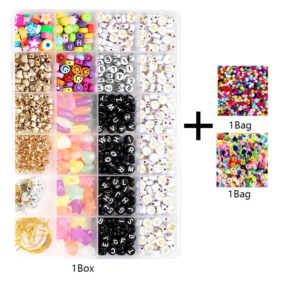 14,400-piece assorted polymer beads kit