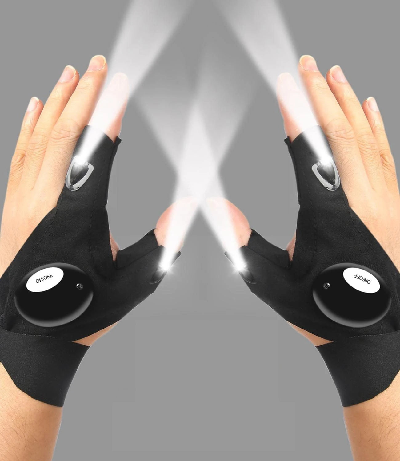 Unisex LED Half Finger Glove