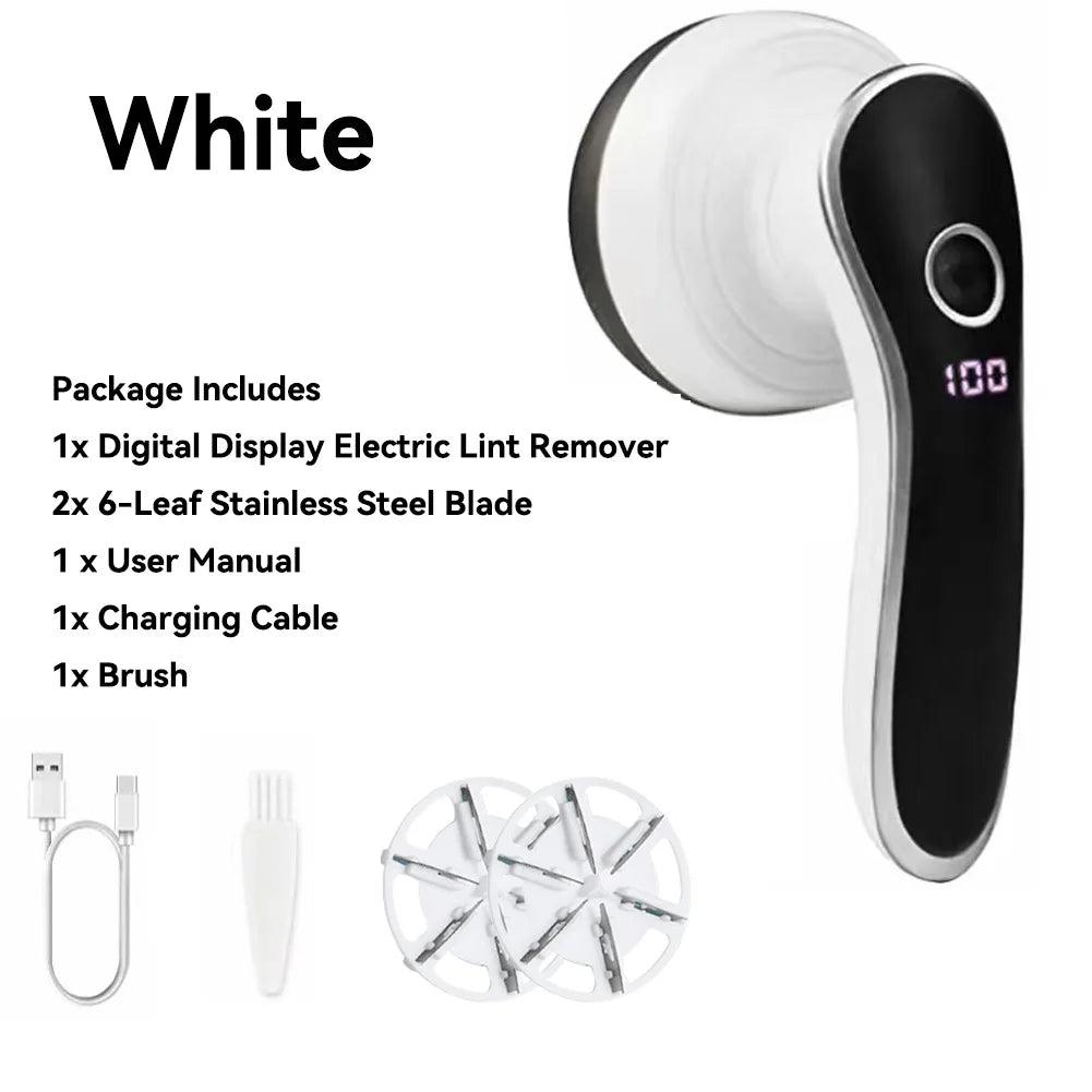 Electric Digital Display Lint Remover