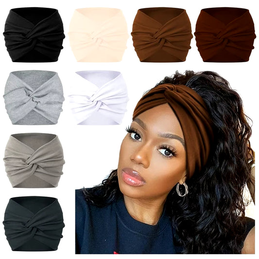 Women Wide Turban Hair Accessory Headbands