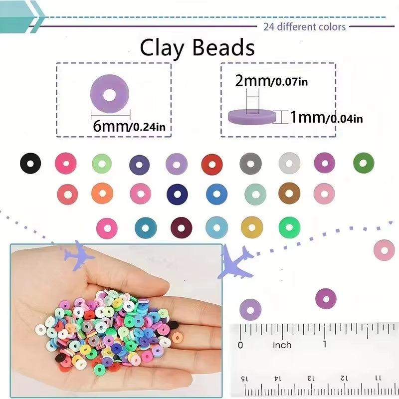 14,400-piece assorted polymer beads kit