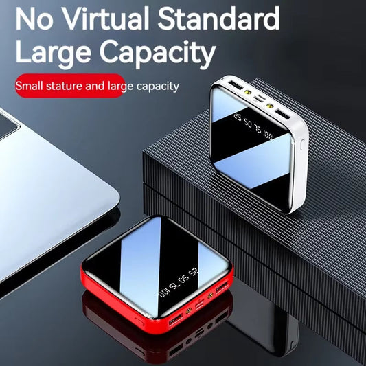 Mirror LED Digital Screen Power Bank Charger