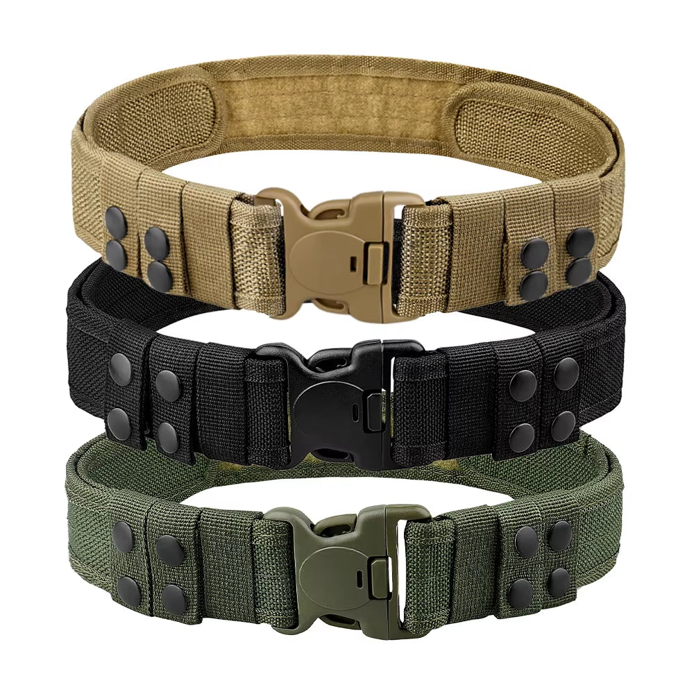 Men Quick Release Tactical Belt