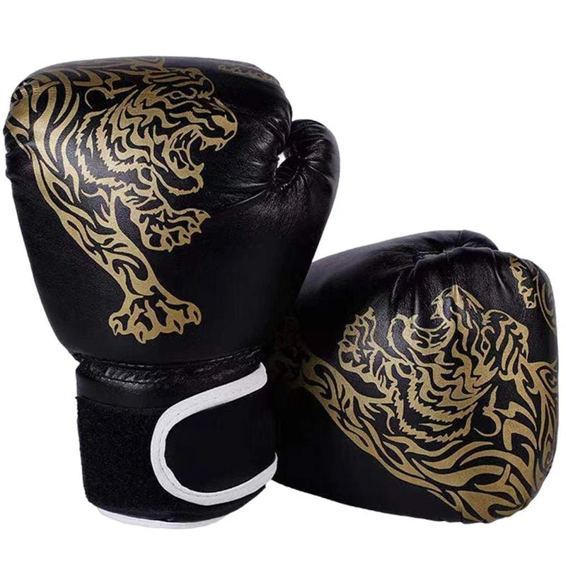 Adults Boxing Breathable PU Leather Gloves