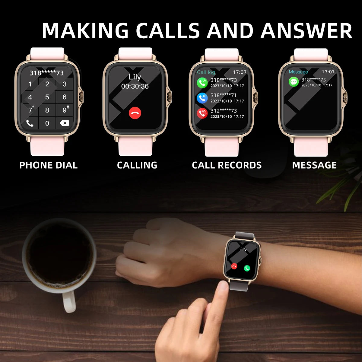 Universal 1.83 inch HD Screen Smart Watch
