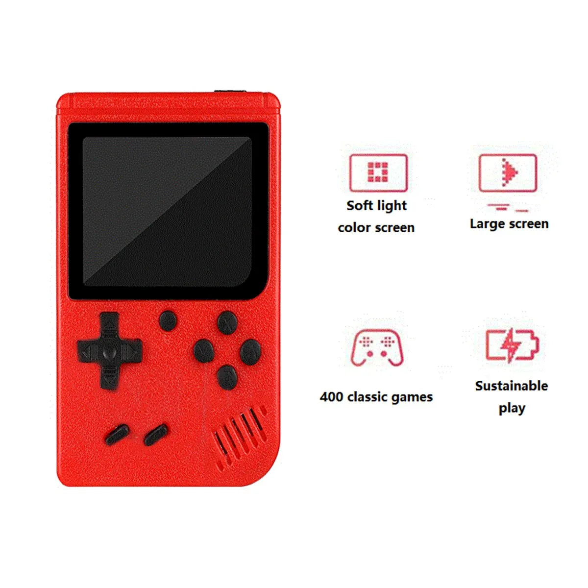 Classic Handheld Game Console with TV Connectivity