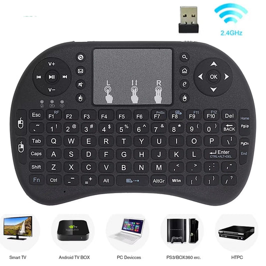 I8 2.4G Mini Wireless Touchpad Keyboard