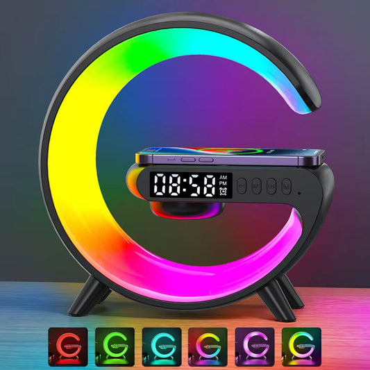 LED Smart Wake up Light/RGB Night Light with Wireless Speaker