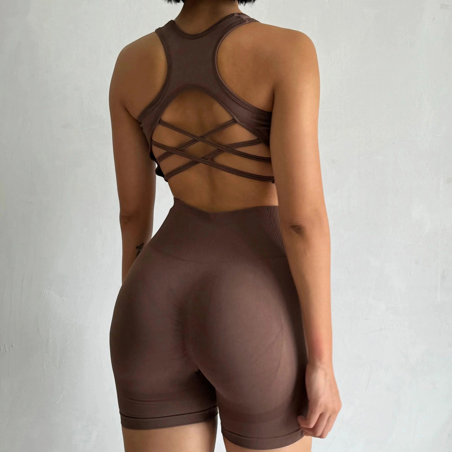 2 PCS Women Seamless Yoga Set