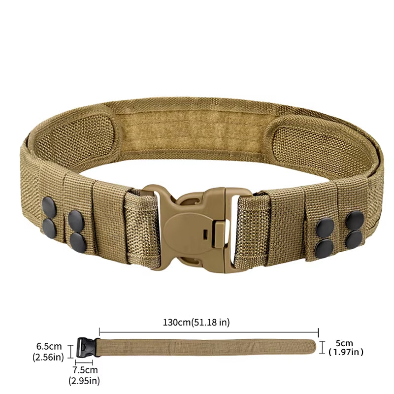 Men Quick Release Tactical Belt