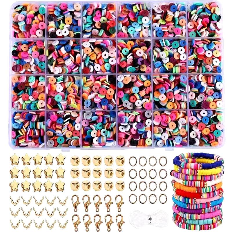 14,400-piece assorted polymer beads kit