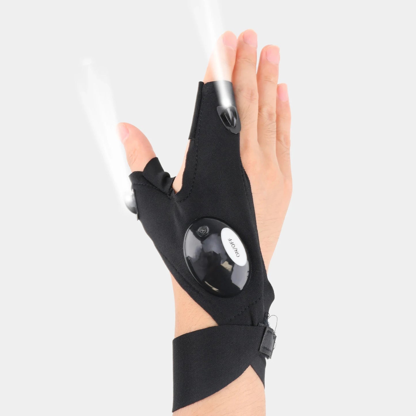 Unisex LED Half Finger Glove