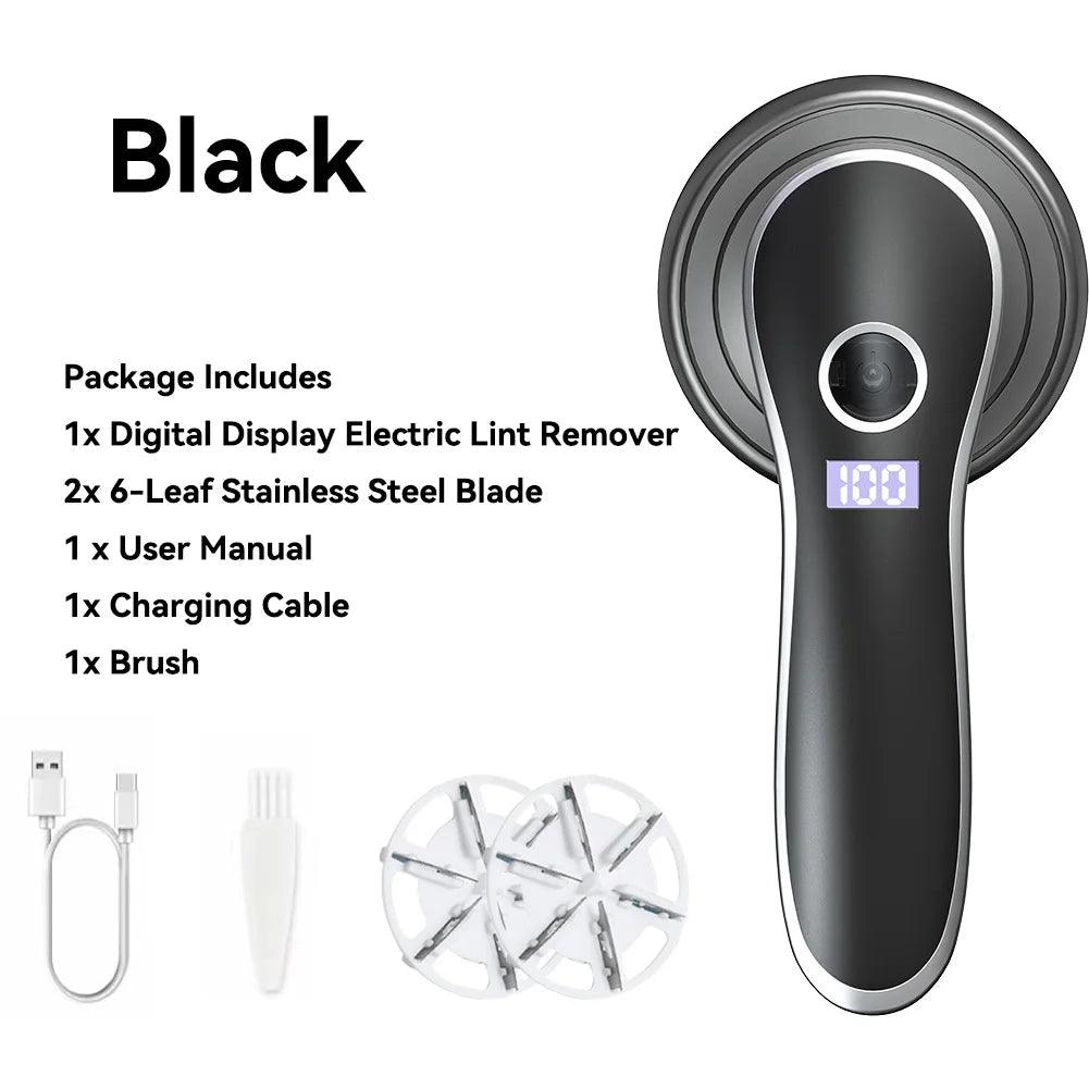 Electric Digital Display Lint Remover