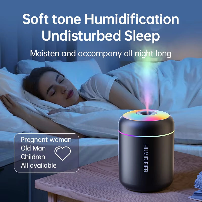 180ML Mini Portable Air Humidifier USB Electric Aroma Diffuser