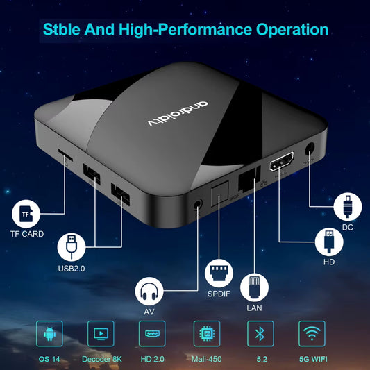 Android 14 TV Box