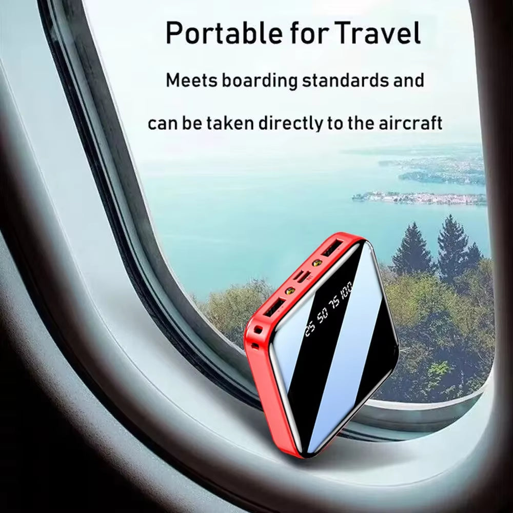 Mirror LED Digital Screen Power Bank Charger
