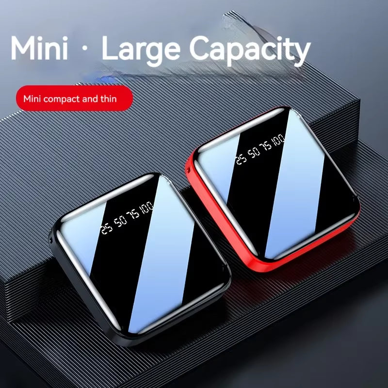 Mirror LED Digital Screen Power Bank Charger