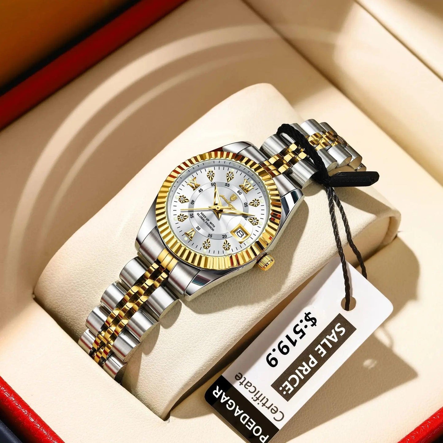 Elegant Women Waterproof Quartz Watch