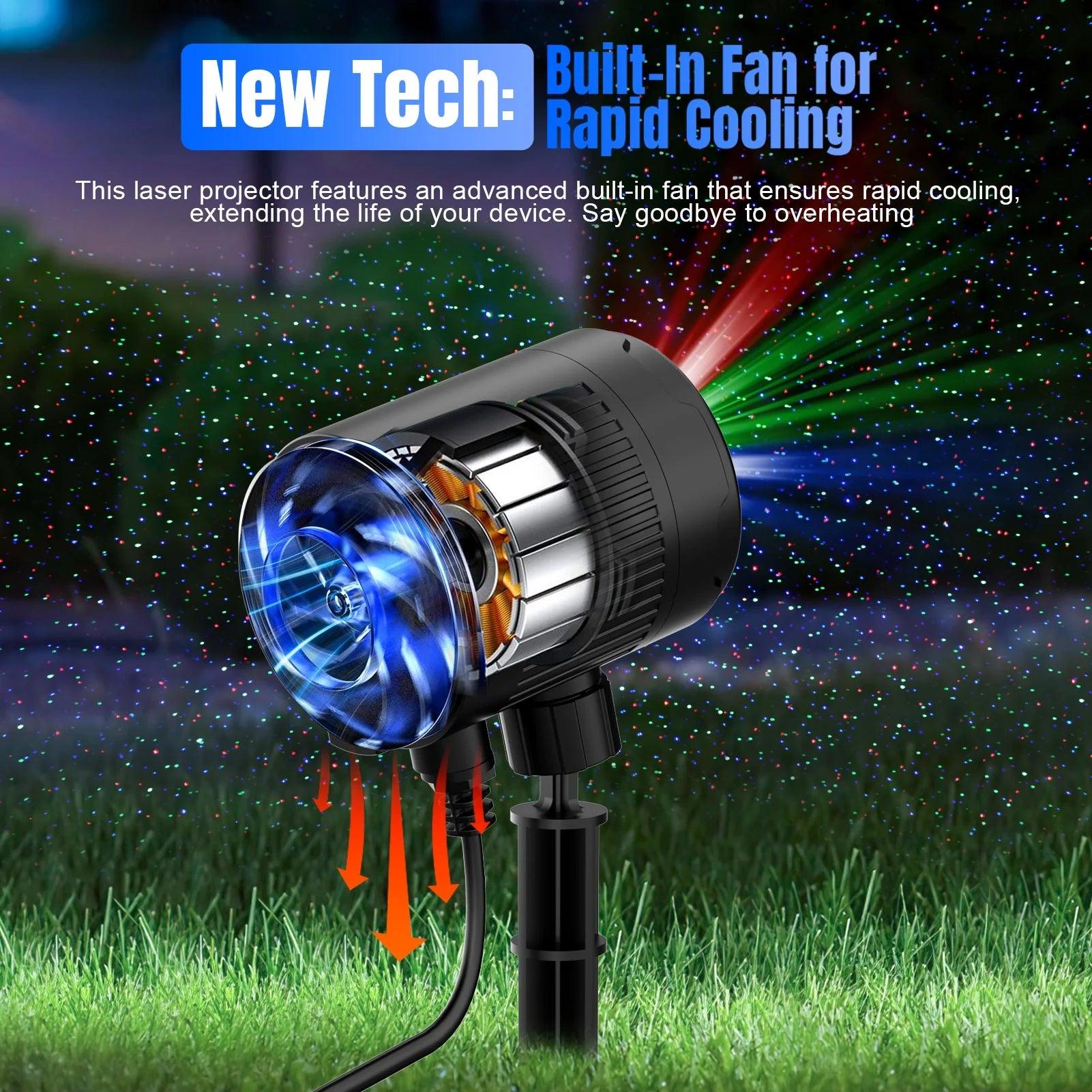 Outdoor Laser Christmas Projector Lights