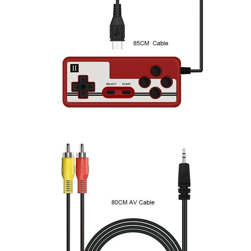 Portable Retro Mini Game Console – 500 Built-in 8-Bit Games, Handheld & TV Output