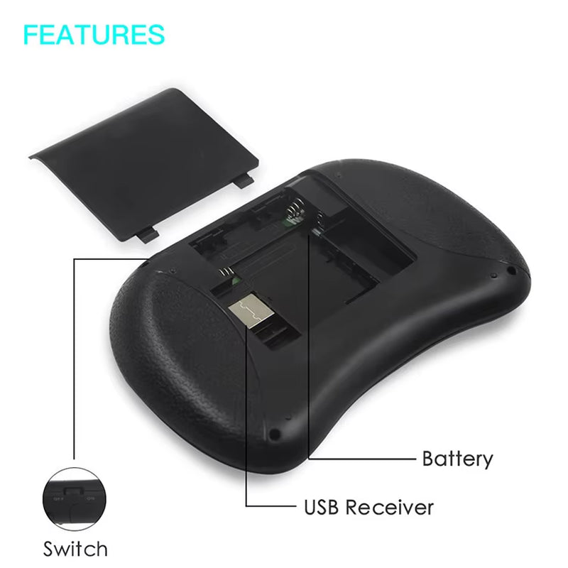 I8 2.4G Mini Wireless Touchpad Keyboard