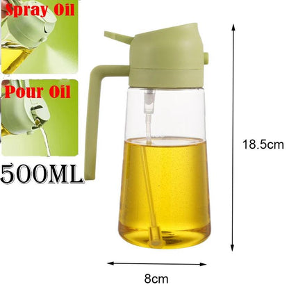 2 in 1 Oil Spray Dispenser Bottle