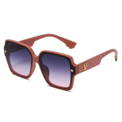 Women Fashion Square Frame UV Protection Sunglasses