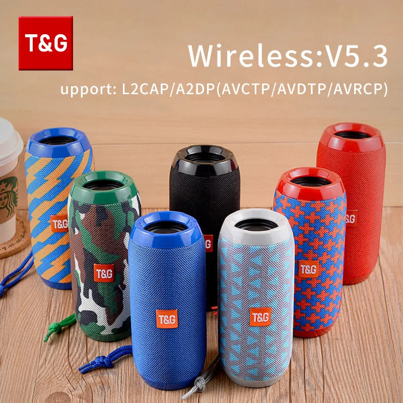 TG117 Portable Bluetooth Waterproof Loudspeaker
