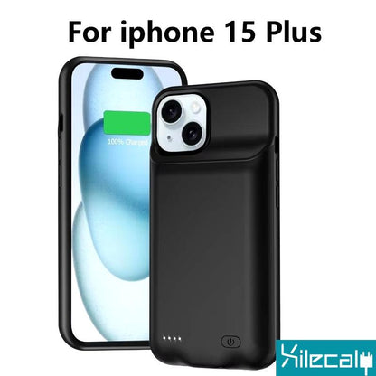 Xilecaly Battery Case for Iphone 15 Pro Max 13 14 Pro 12 Mini Power Bank Charging Power Case for Iphone XS Max XR 7 8 plus SE2 3
