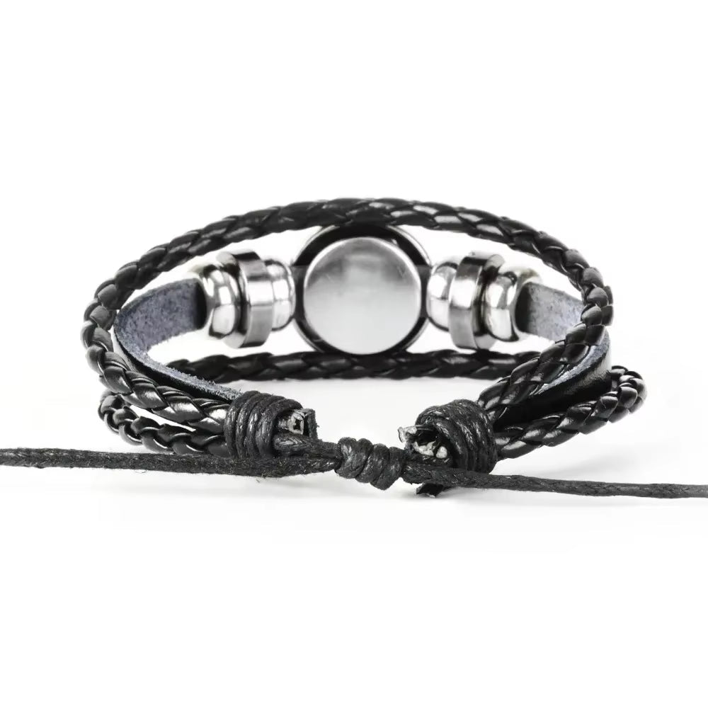 Zodiac Sign Charm Luminous Bracelets