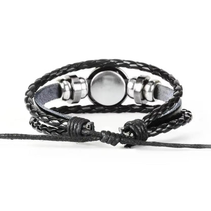 Zodiac Sign Charm Luminous Bracelets