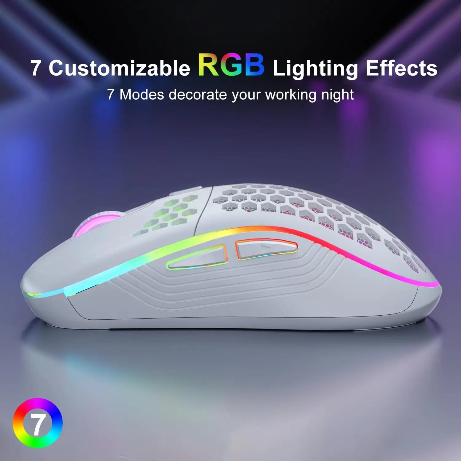 2.4G Wireless Gaming RGB Lighting Mouse