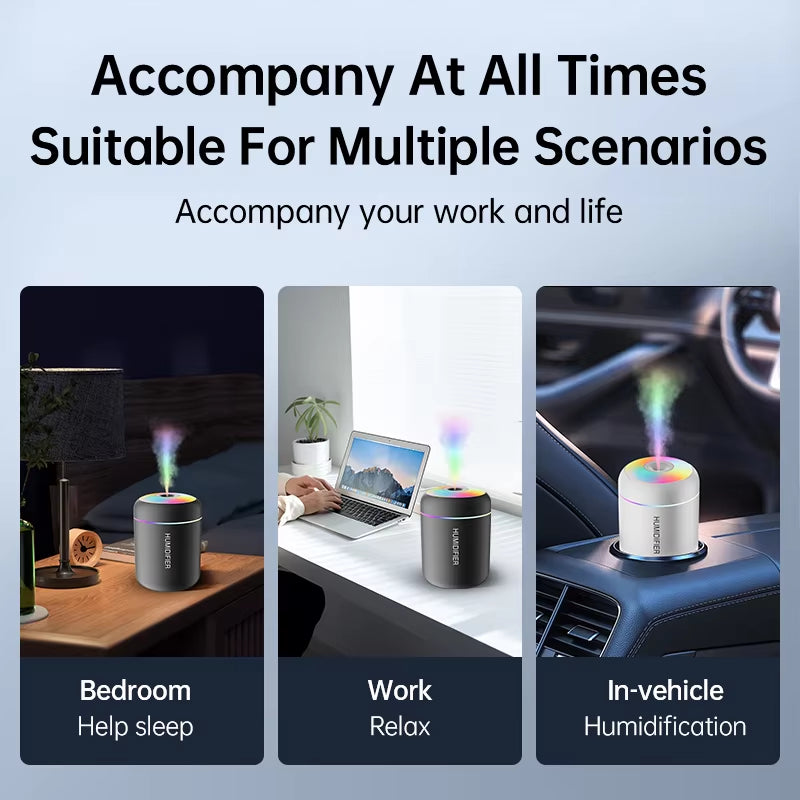 180ML Mini Portable Air Humidifier USB Electric Aroma Diffuser