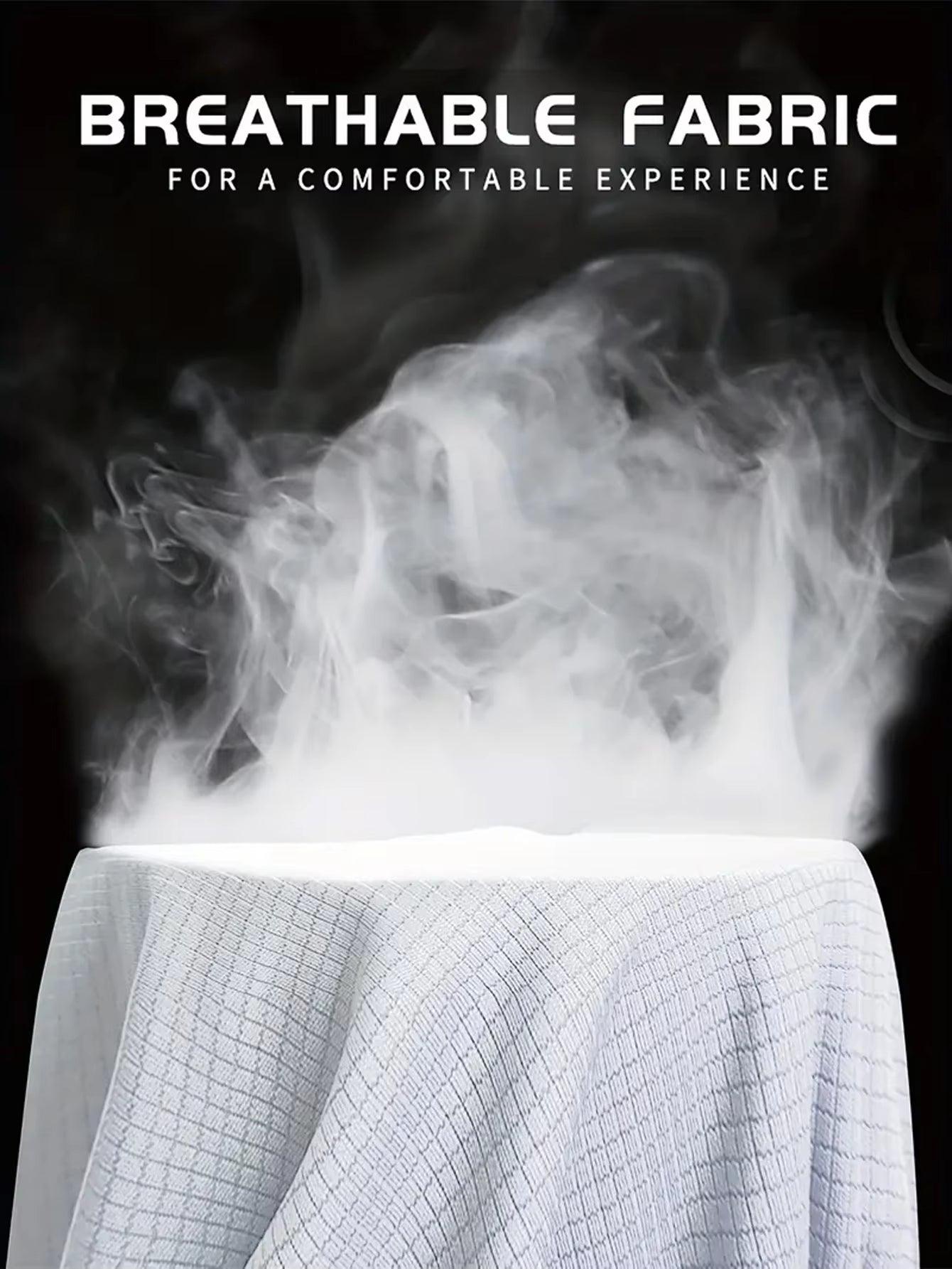 Round Neck T-Shirt 3-Piece White Ultra-Light Men'S Quick-Drying Breathable Sweat-Absorbent Shirt Suitable for Fitness Gym and Ru