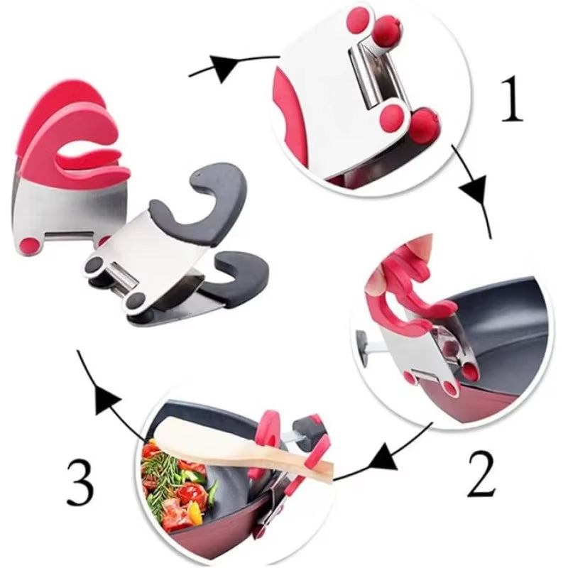 Pot Clamp Spoon Holder