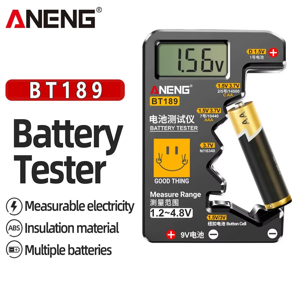 LCD Display Battery Tester
