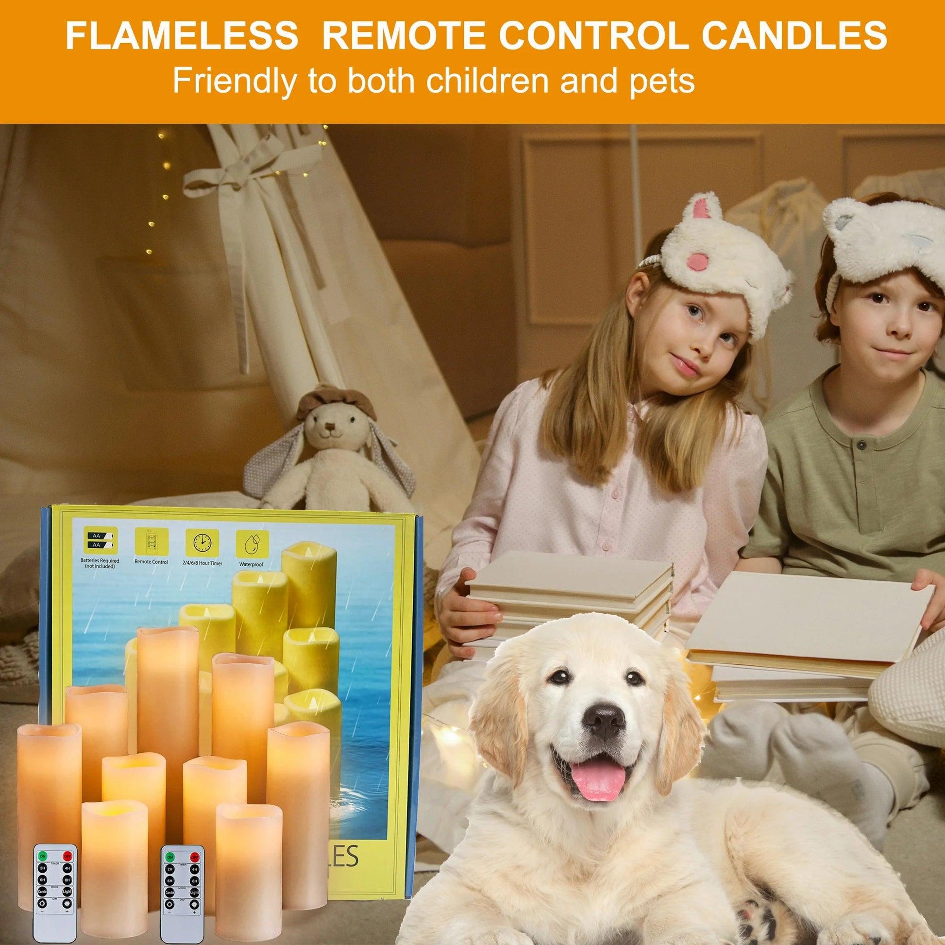 Flameless Pillar LED Candles