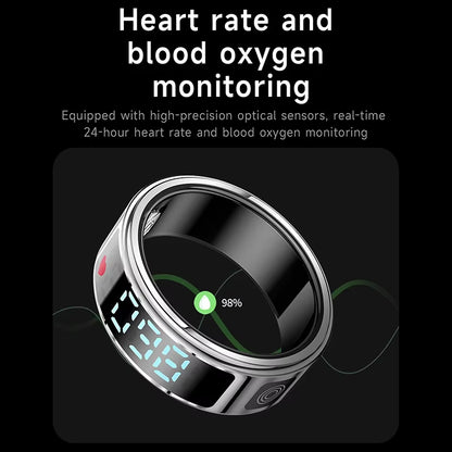 Unisex Smart Ring with Display Screen