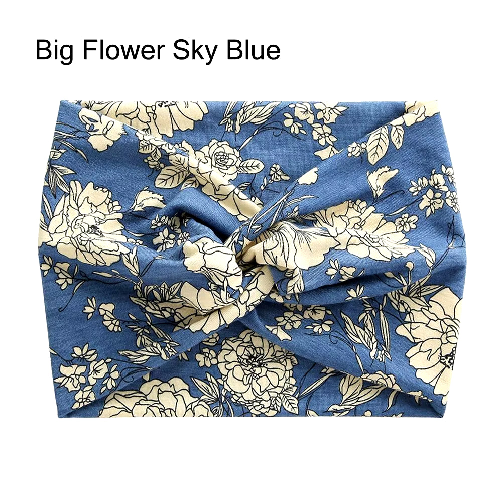 Women Wide Turban Hair Accessory Headbands