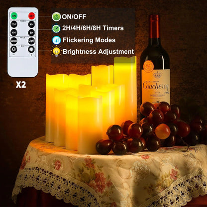 Flameless Pillar LED Candles