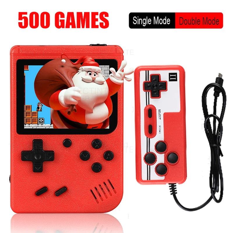 Portable Retro Mini Game Console – 500 Built-in 8-Bit Games, Handheld & TV Output