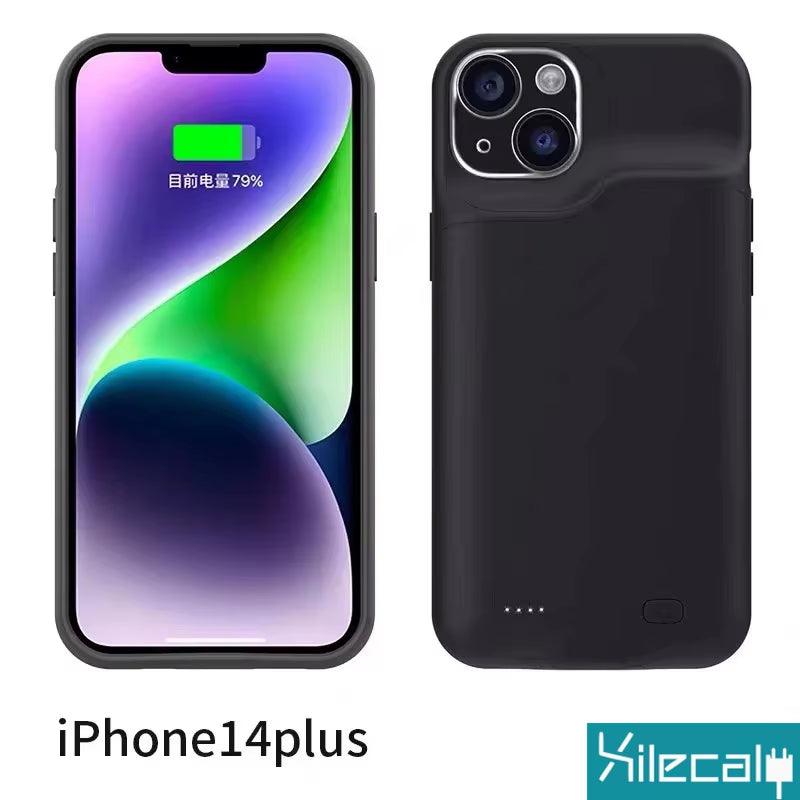 Xilecaly Battery Case for Iphone 15 Pro Max 13 14 Pro 12 Mini Power Bank Charging Power Case for Iphone XS Max XR 7 8 plus SE2 3