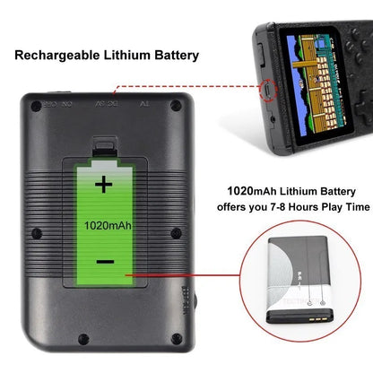 Portable Retro Mini Game Console – 500 Built-in 8-Bit Games, Handheld & TV Output