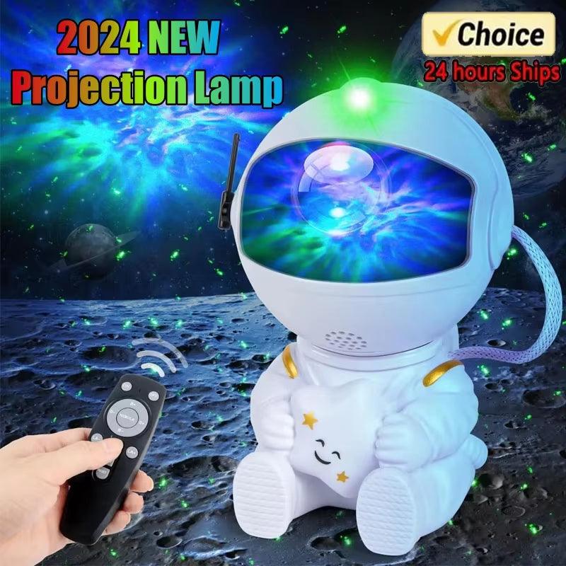 Galaxy Star Astronaut Projector LED Night Light