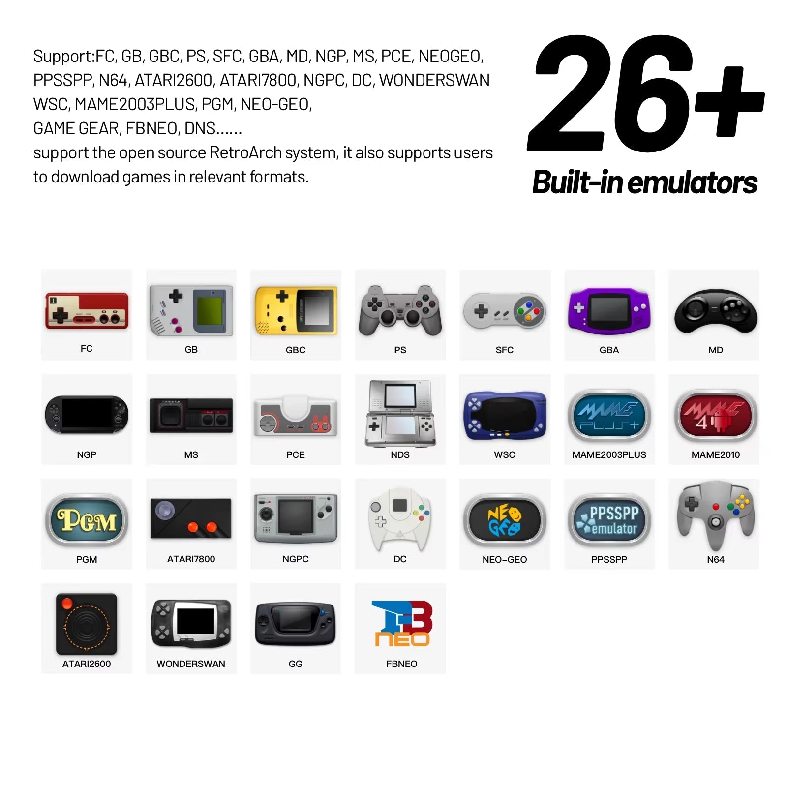 Smart Pro Handheld Retro Game Console
