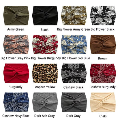 Women Wide Turban Hair Accessory Headbands