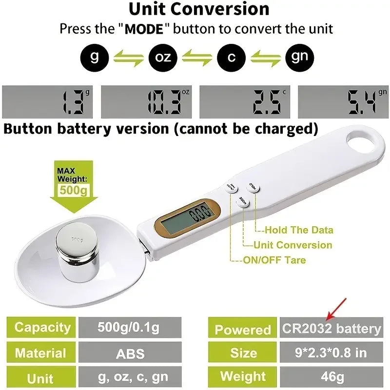Mini Spoon Digital Food Scale