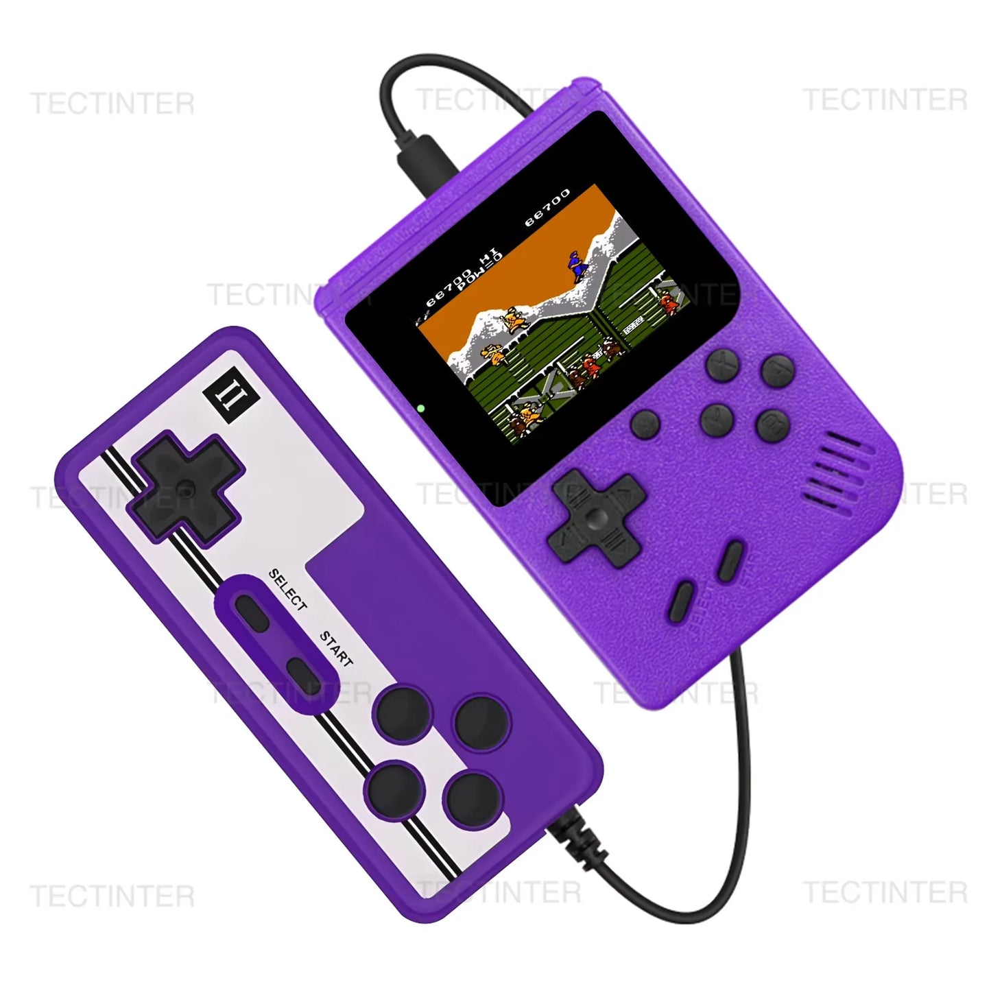 Portable Retro Mini Game Console – 500 Built-in 8-Bit Games, Handheld & TV Output